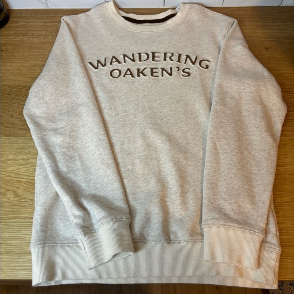 Disney Frozen Broadway Wandering Oaken’s Hygge Pullover Sweatshirt Small - Picture 2 of 5